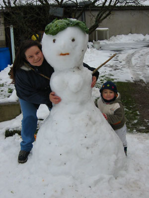 Steff Camille & le bonhomme de neige